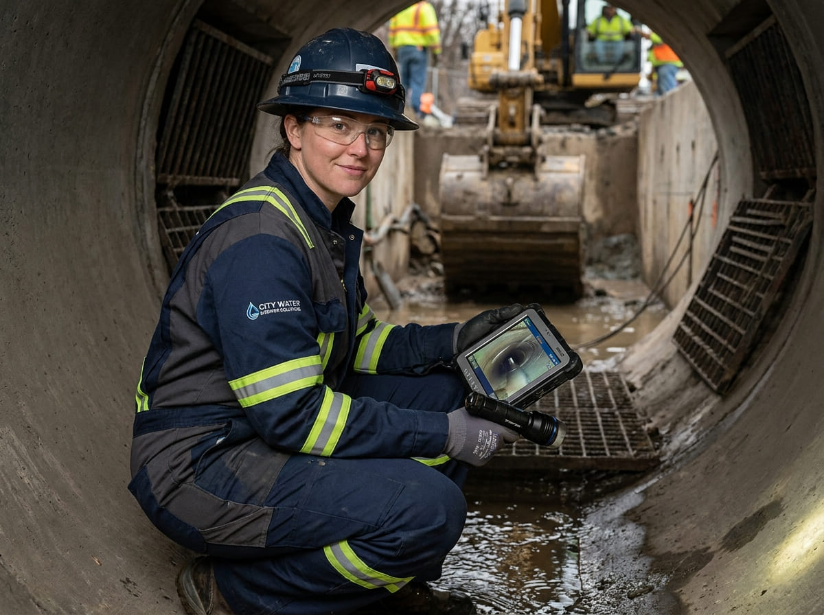 Sewer Line Inspection & Replacement in Mumford